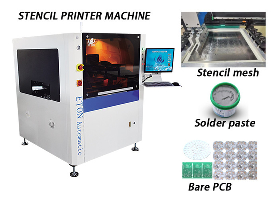 Fully Automatic Stencil Printer Machine PC Control Programmable Speed