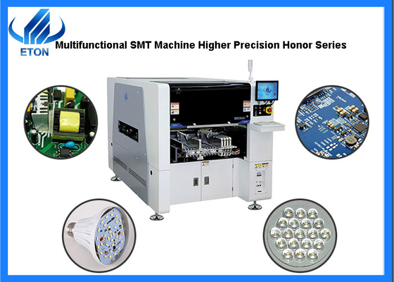 Multifunctional SMT Pick Place Machine High Precision For 0201 - 40*40mm Components