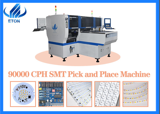 90000CPH 0.2mm Components Pick And Place Machine LED Bulb Power Driver Making Machine