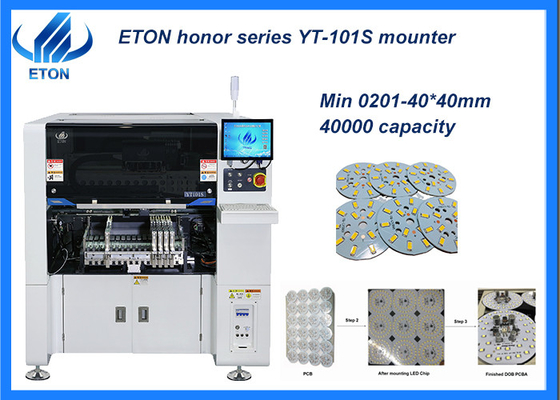 0201 LED chip 1700 kg SMT CE CCC SIRA pick and place machine