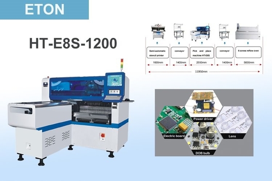 LED bulb/DOB bulb making mounter machine 45000CPH SMT pick and place machine