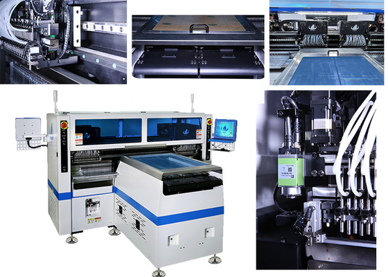 Automatic 136 Heads SMT Pick And Place Machine 500000 CPH for LED Flexible Strip Light