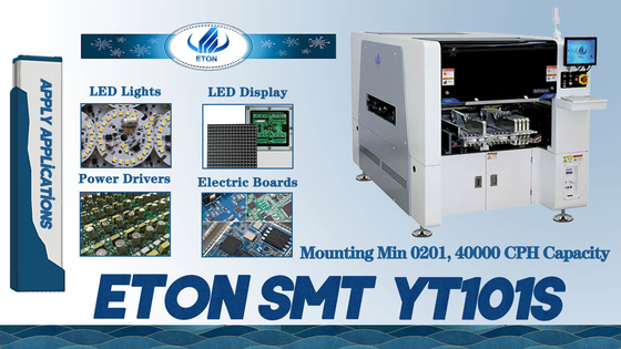 LED Bulb/Power Driver SMT Mounter 40000CPH For SMD Components