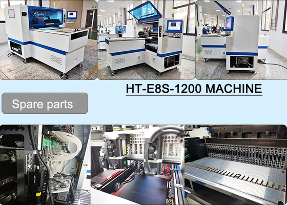 SMT 28 Heads LED Lens PCB Assembly Machine 1700KG Pick Place Machine