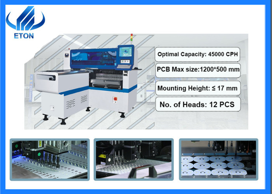 12 Heads SMT Mounter LED Bulb Assemly Machine With Windows 7