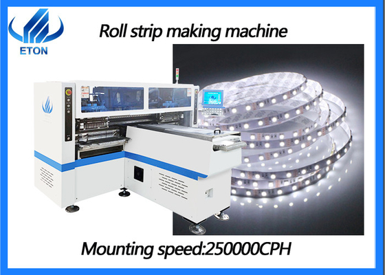 50M 100M Flexible Strip Roll To Roll Pick Place Machine SMT Chip Mounter