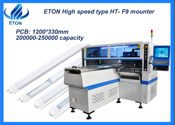 Double Module SMT Pick And Place Machine 68 Heads For LED Tube Light / Strip Light