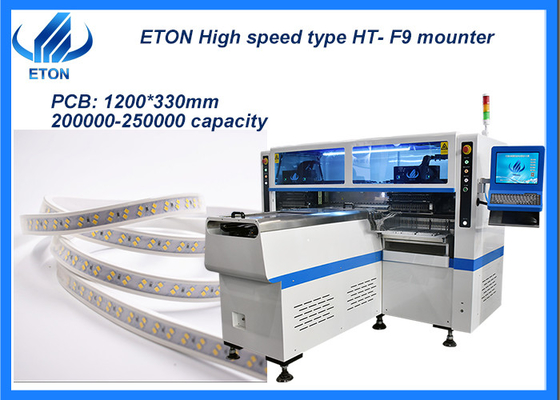 1M Flexible PCB 250K Cph LED Chip Mounter SMT Assembly Machine