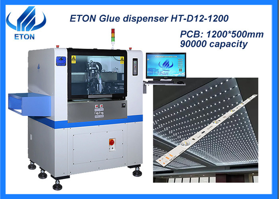 Efficient CE SMT automatic 1200*500mm LED lens glue dispenser