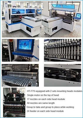 18W CPH SMT Pick And Place Machine For Flexible Strip Light LED Tube Light