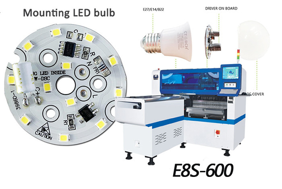 LED bulb DOB bulb panel street tube Display power driver mounting making machine LED SMD PCB mounter