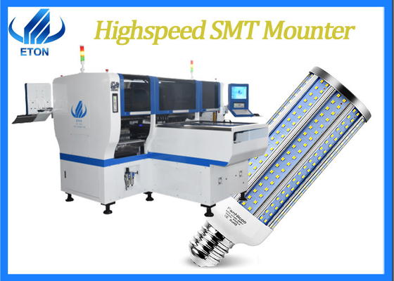 High Speed SMT Mounter HT-E8D 90000CPH Pick And Place Machine For LED Core Light