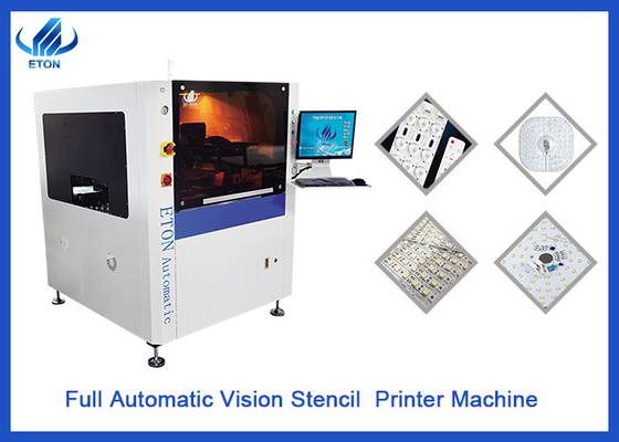 Full Automatic Stencil Printer Programmable For LED Lighting Tube / Bulb