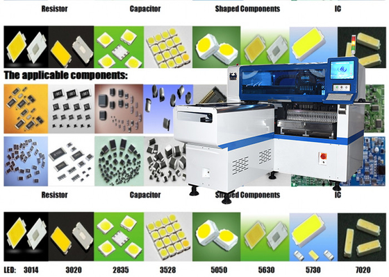 45000CPH SMT Pick And Place Machine High Precision For LED Light Power Driver Lens