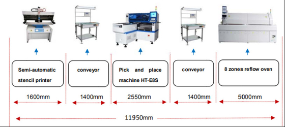 45000CPH SMT Pick And Place Machine High Precision Multifunctional For LED Light Bulb