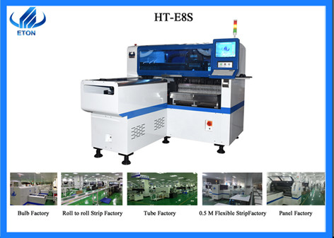 0.5 - 5mm PCB LED Bulb Making Machine With Dual Modules And Dual Systems