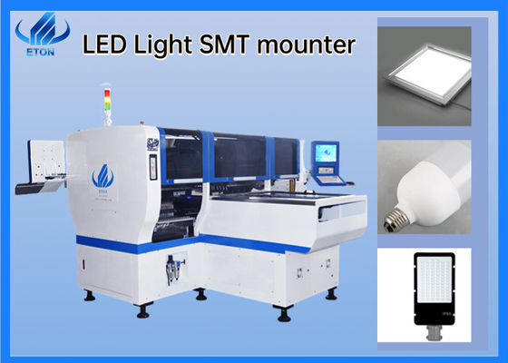 24 Heads Double Module SMT Machine For LED Bulbs / Street Light / Lens / Power Driver