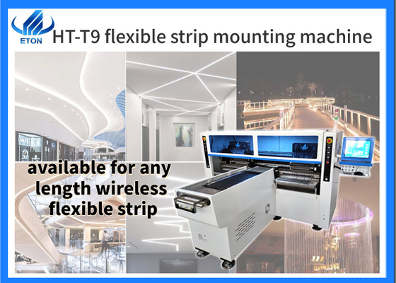 Magnetic Linear High Speed SMT Mounter 250000 CPH 68 Heads Dual Arm For Strip Light