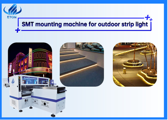 136 Heads SMT Mounter Machine 500000 CPH High Speed For Strip Light