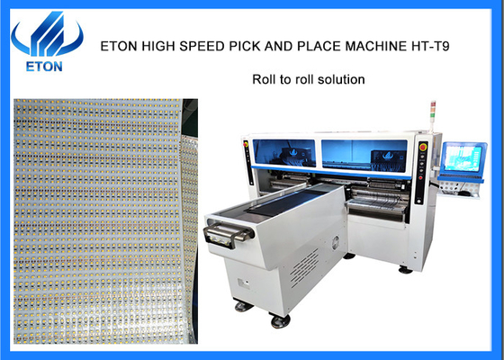 Any length LED strip assembly dual arm  high speed SMT pick and place machine