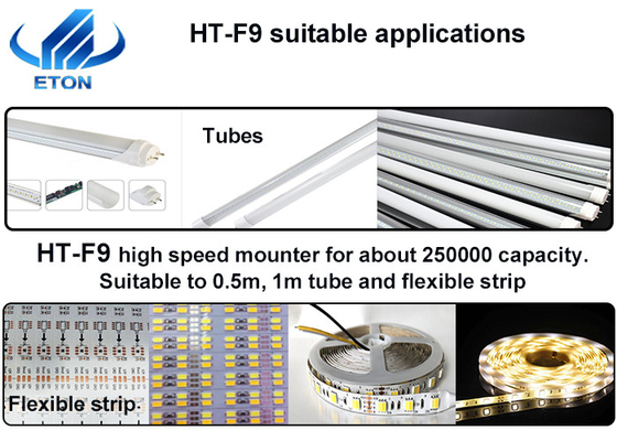 Double Module SMT Pick And Place Machine 68 Heads For LED Tube Light / Strip Light