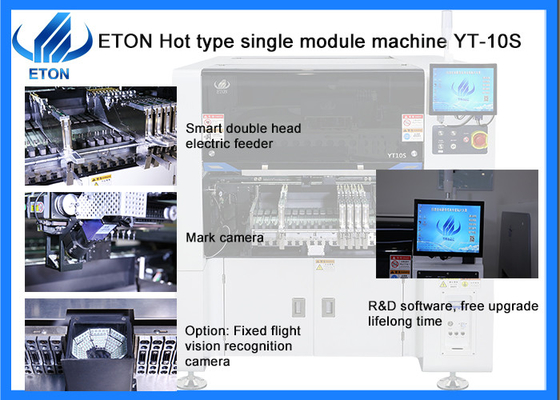 LED Lighting Single Module SMT Machine With Magnetic Linear Motor