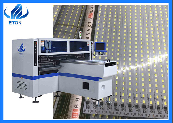 Dual Arm 180000CPH LED Tube / Strip Lights SMT Mounter 34 Heads Pick Place Machine