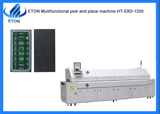 SMT 700MM Mesh Belt Reflow Oven Machine 90KW 10 Zones No filter element