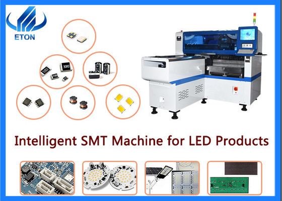 LED Lens / Panel Light SMT Mounter 45000CPH With Magnetic Linear Motor