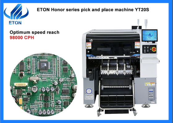 0.03mm SMT Placement Machine 98000 CPH Lightweight With Precise Corner System