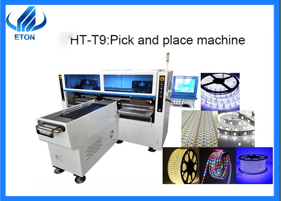 HT-T9 Dual Arm Magnetic Linear High Speed Mounter For Strip 250000CPH With 68 Feeders