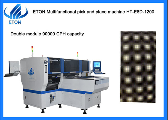 Automatic Electric Board LED Lighting Max 1.2M PCB SMT Placement Machine