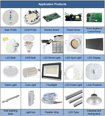 Automatic Electric Board LED Lighting Max 1.2M PCB SMT Placement Machine