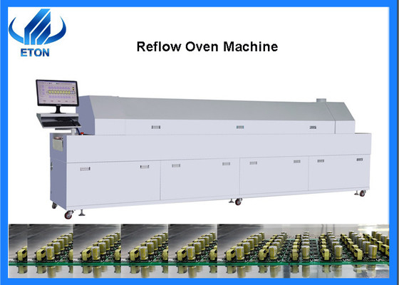 ETON 8 Zone SMT Reflow Oven Soldering Machine with 380V 50/60Hz Power