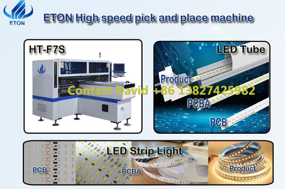 HT-F7S 180000CPH SMT Machine Adjustable Placement Head Group To Take & Mount