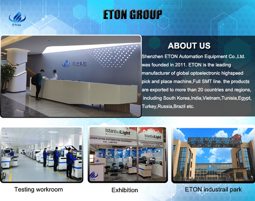 ETON T9-2S 500000 CPH LED Machine For Flexible Strip With Adjustable Placement Head