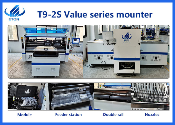 9.6 KW SMT Mounting Machine for LED Strip Light Roll with Components Range Bridge Rectifiers etc