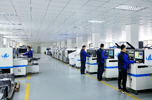 SMT Line with Full-automatic LED Mounting Machine for PCB Manufacturing Solution