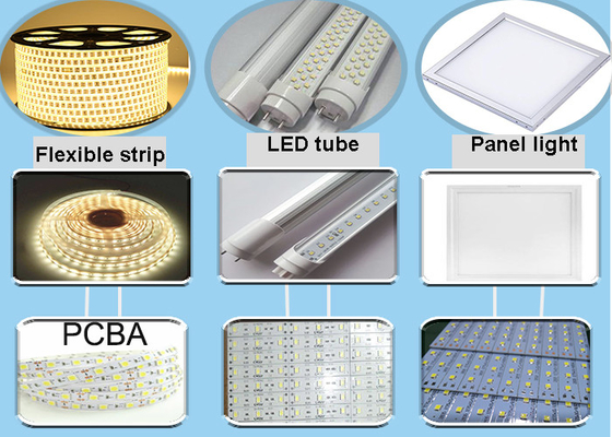 LED Linear Rigid PCB Assembly Pick and Place Machine with 200000-250000 CPH Mounting Speed