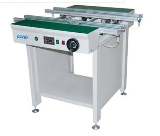 Automatic SMT PCB Conveyor Steel Frame 1.2M Double Track Two Sets Of Stepper Motors