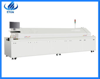 PCB reflow oven with ten heating zones