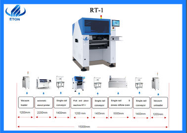 full automatic multi-functional 10 heads smt pick and place machine