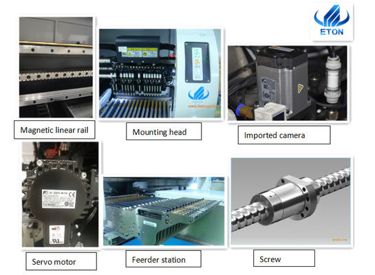 LED Display 68 Nozzle 200000 CPH Led Lights Assembly Machine