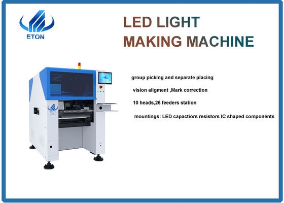 25mm Mounting 6KW 35000CPH LED Bulb Chip Mounter 380AC 50HZ