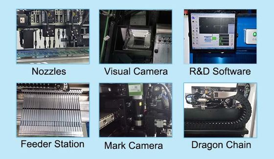 SIRA 90000CPH SMT Pick And Place Machine 5mm PCB Adjustable