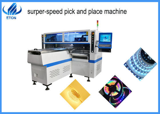 Windows 7 250000CPH Led Chip Mounter smt pick and place machine For Flexible Strip