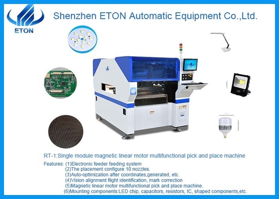 Full automatic led bulb manufacturing machine 10 Heads pick and place machine