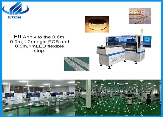 68 Heads 68 Feeder Stations 250000CPH SMT Pick Place Machine For LED Tube And Strip Lights