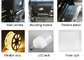 Flexible Strip / Tube Light SMT Mounter High Speed 250000CPH Full Auto LED Production Line