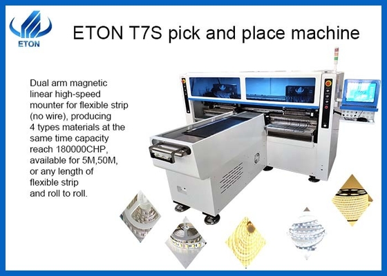 Full Automatic Flexible Strip Mounting Machine 180000CPH With 34 Heads